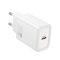 Töltő adapter Type C - Hoco N60 - QC PD 20W-os, FEHÉR