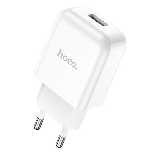 Töltő adapter USB A - Hoco N2 - 2A, 10W-os, FEHÉR