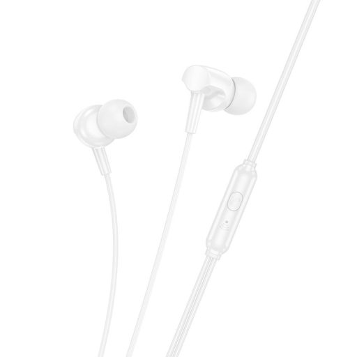 Vezetékes fülhallgató Jack 3,5mm Hoco M112 FEHÉR