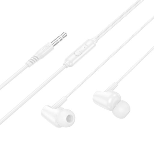 Vezetékes fülhallgató Jack 3,5mm Hoco M112 FEHÉR