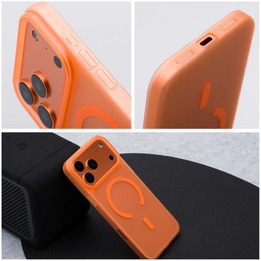 Samsung Galaxy A17 4G / 5G - GO ORANGE kemény hátlap tok, MagSafe, narancssárga