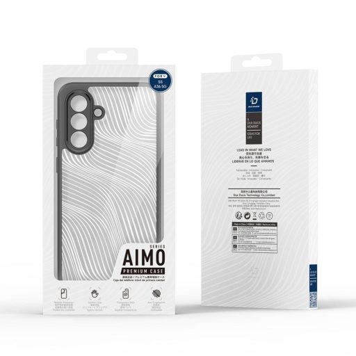  Samsung Galaxy A56 / A37 / A36 5G DUX DUCIS AIMO tok, fekete