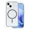 iPhone 13 Thin Mag Anti Shock tok, MagSafe, átlátszó / fekete
