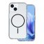 iPhone 13 Thin Mag Anti Shock tok, MagSafe, átlátszó / fekete