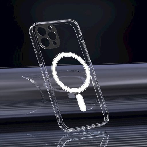 iPhone 13 Anti Shock 1,5mm-es tok, MagSafe, kameravédő, átlátszó