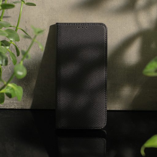 Samsung Galaxy A05s SMART oldalra nyíló notesz tok, fekete