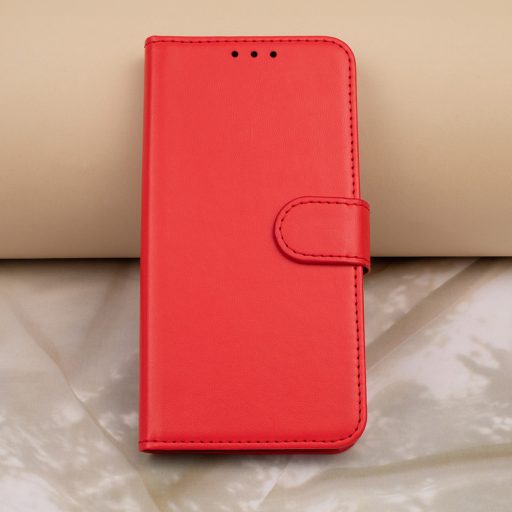  Samsung Galaxy A57 5G SMART CLASSIC oldalra nyíló notesz tok, piros