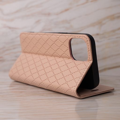  Samsung Galaxy A57 5G SMART CARO oldalra nyíló notesz tok, bézs