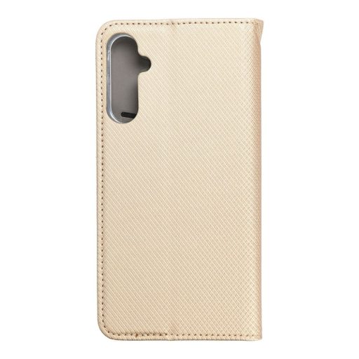 Samsung Galaxy A55 5G SMART oldalra nyíló notesz tok, arany