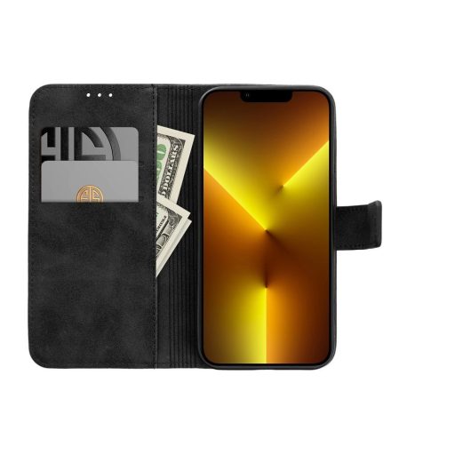  Samsung Galaxy A54 5G TENDER oldalra nyíló notesz tok, fekete