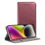  Samsung Galaxy A35 5G SMART MAGNETO oldalra nyíló notesz tok, burgundi