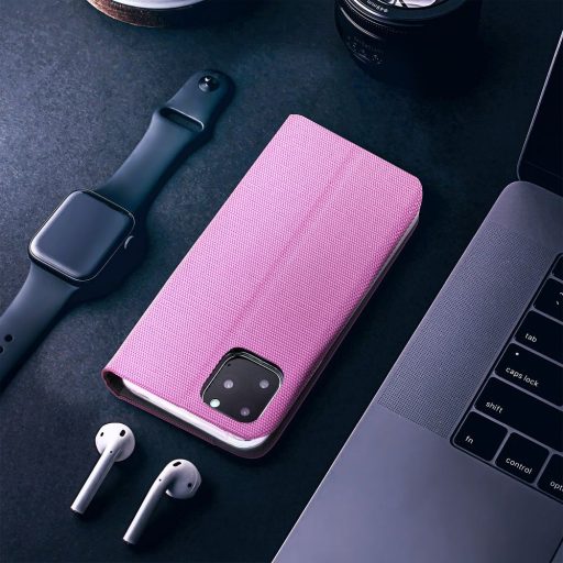  Samsung Galaxy A05 SENSITIVE oldalra nyíló notesz tok, rózsaszín