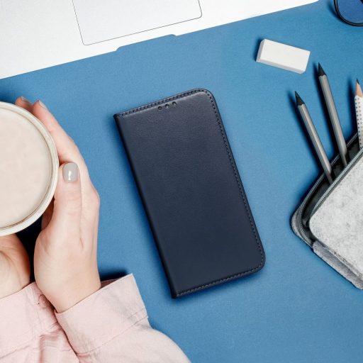  Samsung Galaxy A07 SMART MAGNETO oldalra nyíló notesz tok, kék