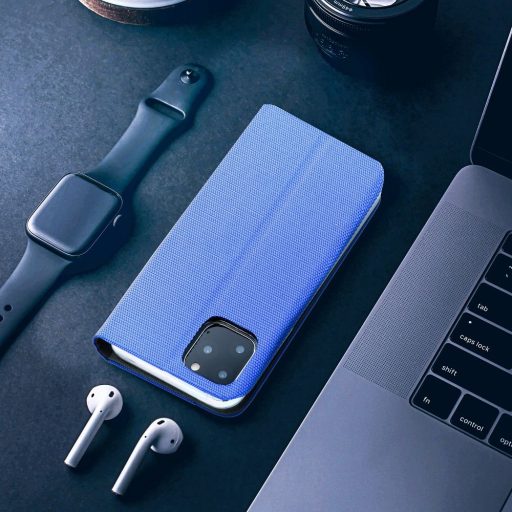  Samsung Galaxy A17 4G / 5G SENSITIVE oldalra nyíló notesz tok, kék