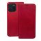  Samsung Galaxy A17 4G / 5G SUEDE oldalra nyíló notesz tok, piros