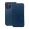  Samsung Galaxy A17 4G / 5G SUEDE oldalra nyíló notesz tok, kék