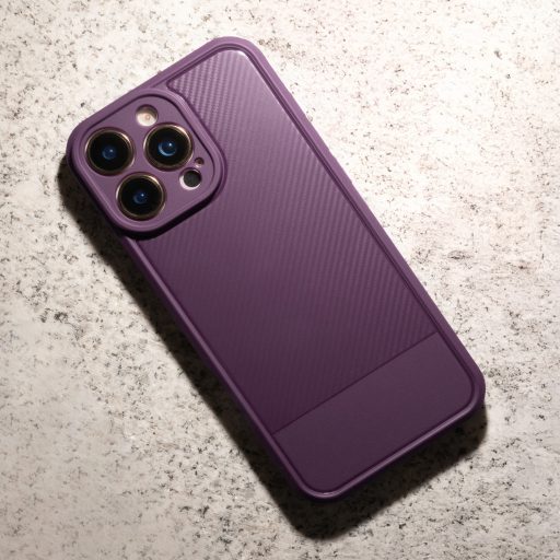 Samsung Galaxy A57 5G CARBON szilikon tok, lila