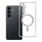 Samsung Galaxy A17 4G / 5G ELECTRO MAG COVER MagSafe kompatibilis szilikon tok, ezüst