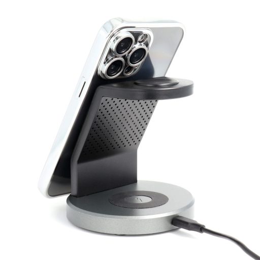Samsung Galaxy A17 4G / 5G ELECTRO MAG COVER MagSafe kompatibilis szilikon tok, ezüst
