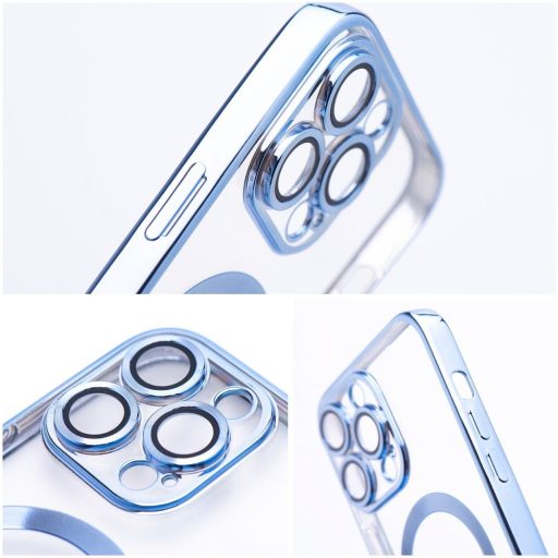 Samsung Galaxy A17 4G / 5G ELECTRO MAG COVER MagSafe kompatibilis szilikon tok, titán kék