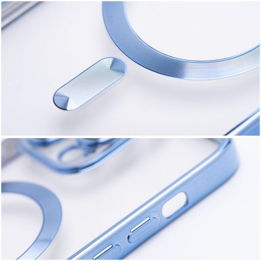 Samsung Galaxy A17 4G / 5G ELECTRO MAG COVER MagSafe kompatibilis szilikon tok, titán kék