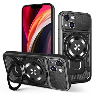 iPhone 13 Defender Armor Mag tok, fekete