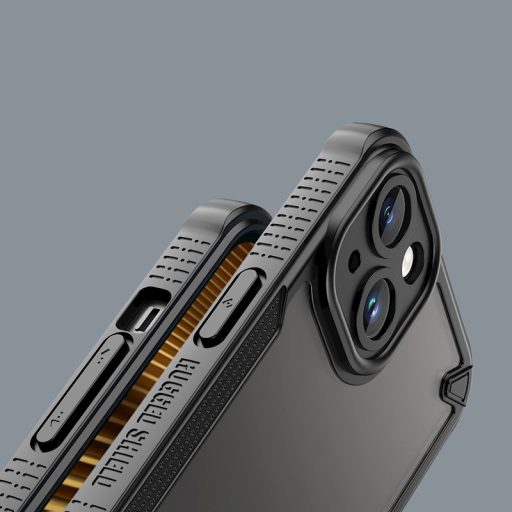 iPhone 13 Defender Matt ütésálló tok, fekete